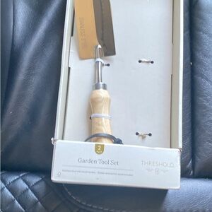 Threshold Stainless Steel Garden Tool with Wooden Handle